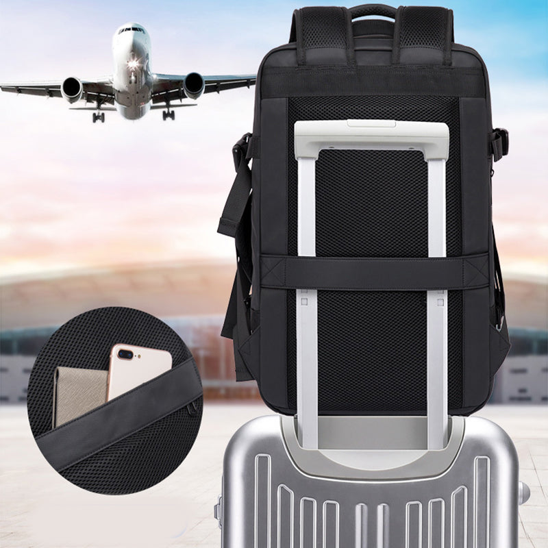 Foldable Large Capacity Business Backpack Men'S Travel Bag Waterproof Backpack