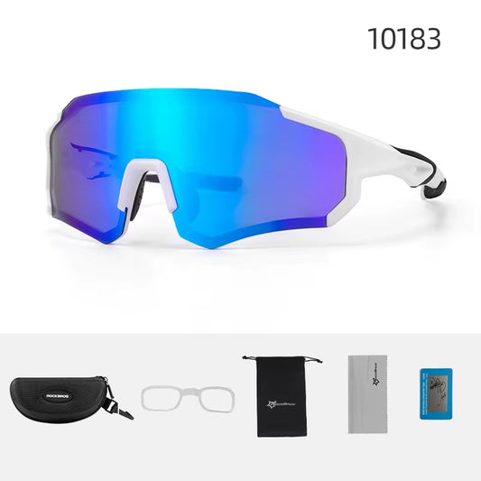 Bicycle Glasses Photochromic Polarized Lens UV400 Protection Sports Eyewear for Skiing Fishing Climbing Bicycle Goggles