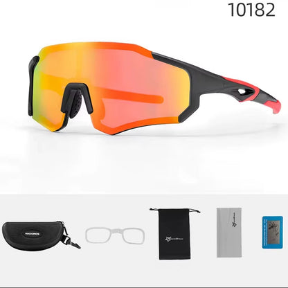 Bicycle Glasses Photochromic Polarized Lens UV400 Protection Sports Eyewear for Skiing Fishing Climbing Bicycle Goggles