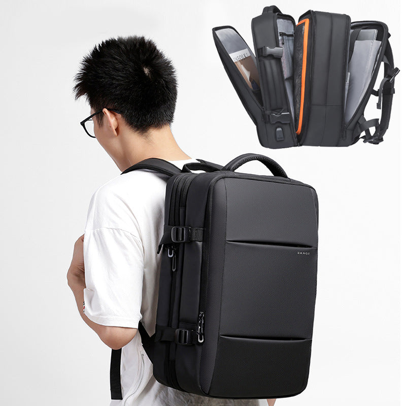 Foldable Large Capacity Business Backpack Men'S Travel Bag Waterproof Backpack