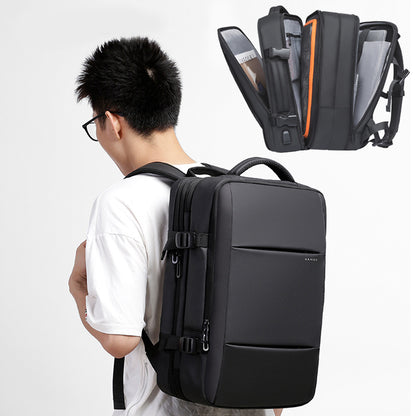 Foldable Large Capacity Business Backpack Men'S Travel Bag Waterproof Backpack