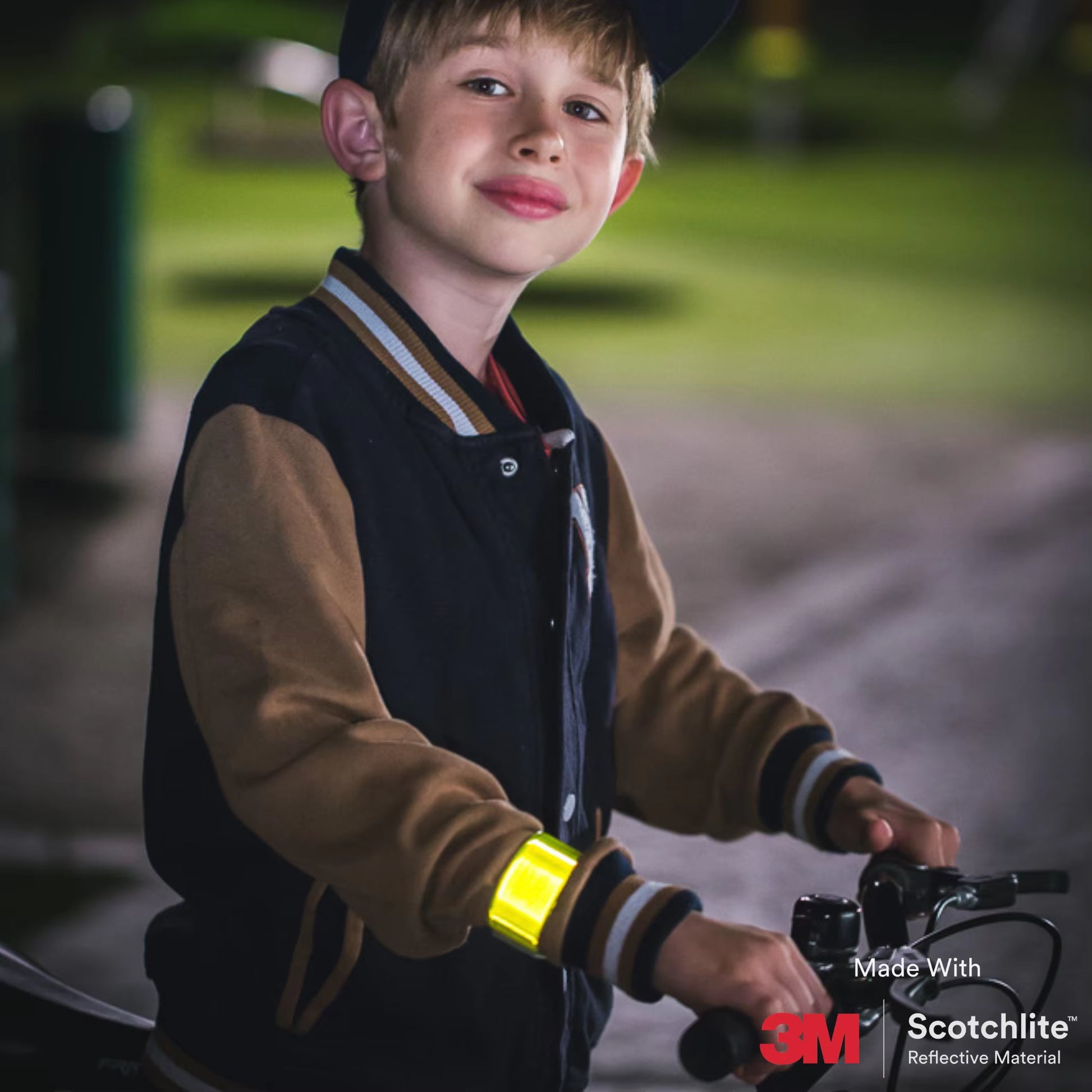 High Visibility Reflective Slap Wrap – Safety Armband for Night Running, Cycling, Walking - Made with 3M Scotchlite