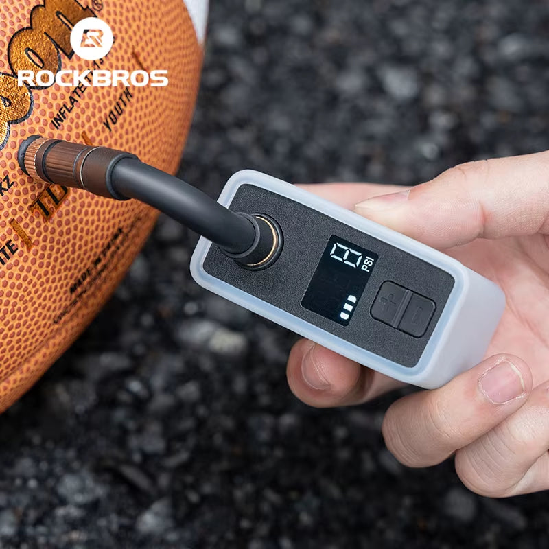 Portable Mini Electric Bicycle Pump 120PSI Type-C Bike Tire Air Inflator Pump MTB Road AV FV Valve Cycling Pump