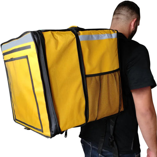 Professional Delivery Backpack - Waterproof Insulated 46L for Bike & Scooter Couriers
