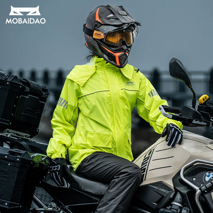 Premium Cycling Rain Suit - Waterproof Jacket & Pants Set