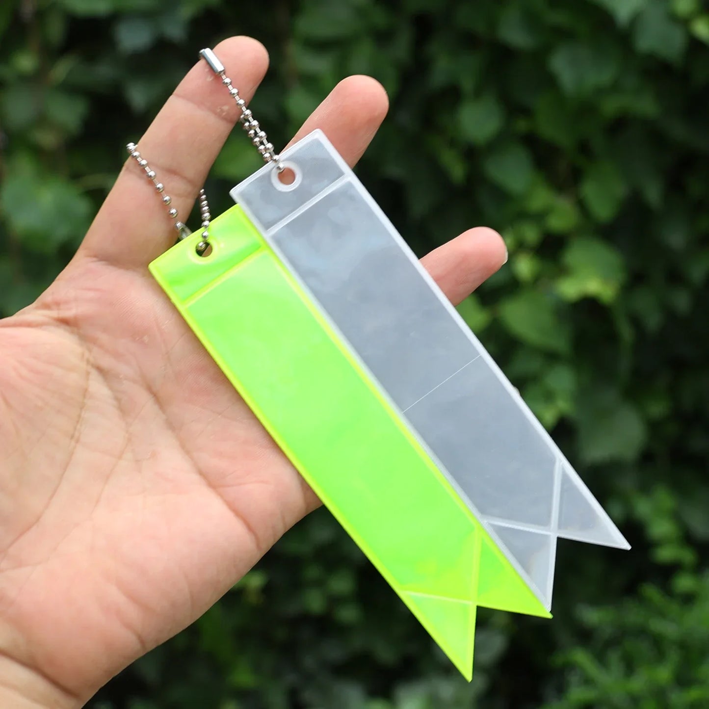 Reflective Safety Tag - High-Visibility Keychain for Bikes & Bags