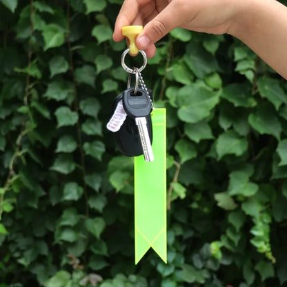 Reflective Safety Tag - High-Visibility Keychain for Bikes & Bags