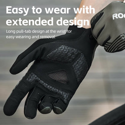 Full Finger Cycling Gloves - Touchscreen & Reflective