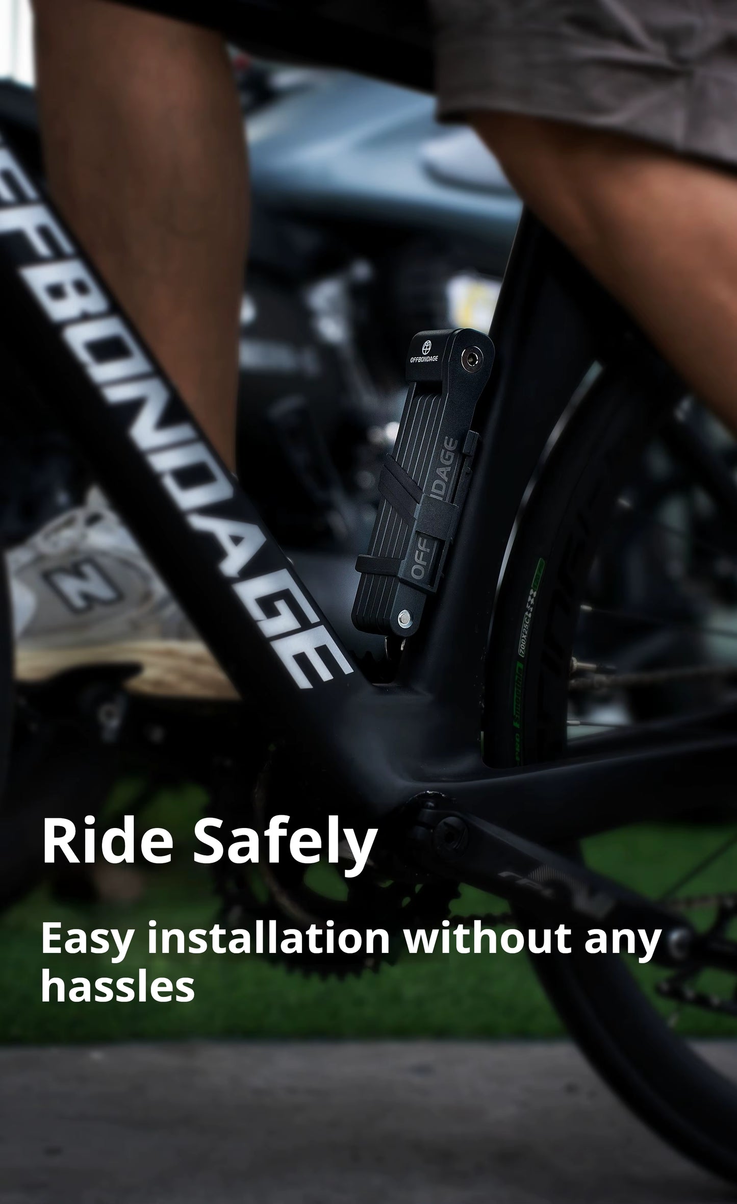 Foldable Bike Lock - High Security Anti-Theft for MTB, Road & E-Bikes