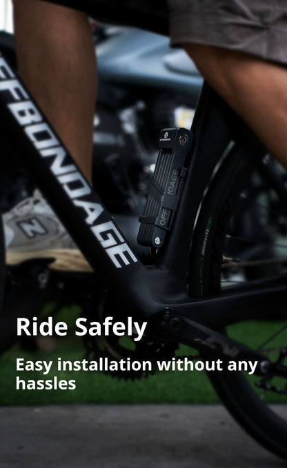 Foldable Bike Lock - High Security Anti-Theft for MTB, Road & E-Bikes