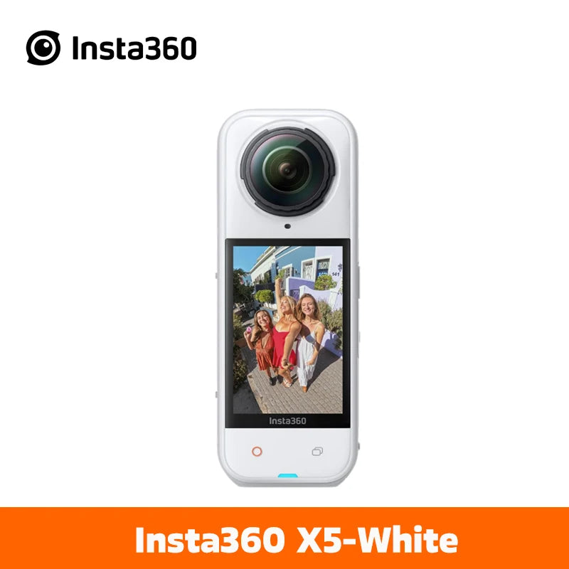 Insta360 X5 8K Action Camera - 360° with AI Stabilization & Low-Light Performance
