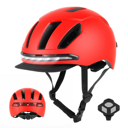Smart LED Turn Signal Helmet - Wireless Remote for E-Bikes & Scooters