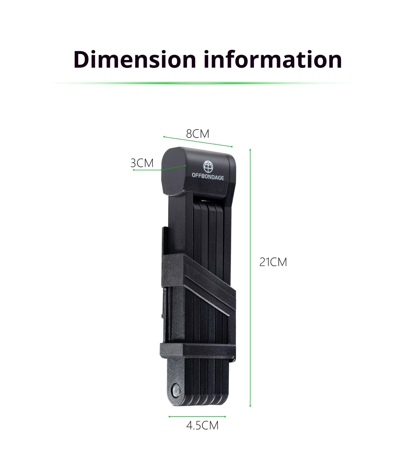 Foldable Bike Lock - High Security Anti-Theft for MTB, Road & E-Bikes