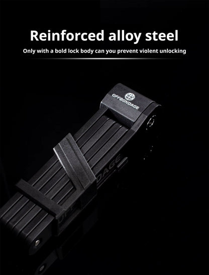 Foldable Bike Lock - High Security Anti-Theft for MTB, Road & E-Bikes