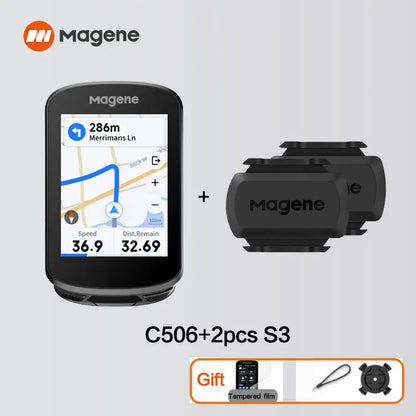 Magene C506 Touchscreen GPS Bike Computer - 2.4" Color Display with Navigation