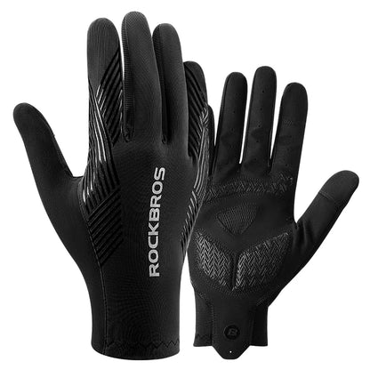 Full Finger Cycling Gloves - Touchscreen & Reflective