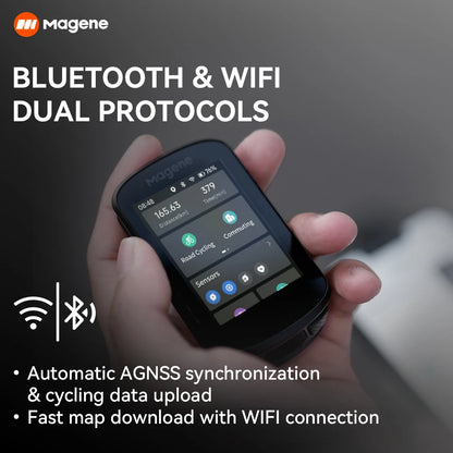 Magene C506 Touchscreen GPS Bike Computer - 2.4" Color Display with Navigation