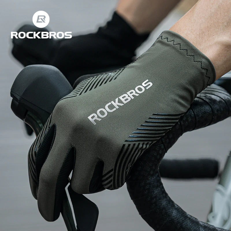 Full Finger Cycling Gloves - Touchscreen & Reflective