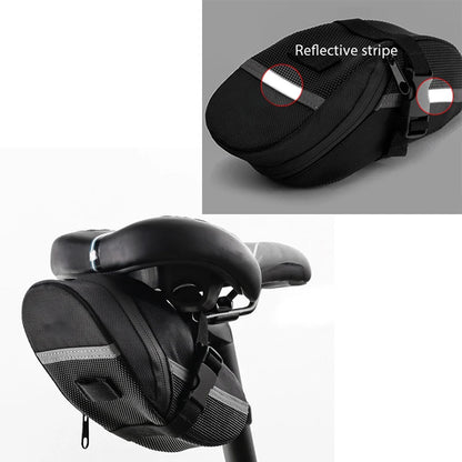 Portable Bike Repair Kit - Complete Multi-Tool Set with Saddle Bag