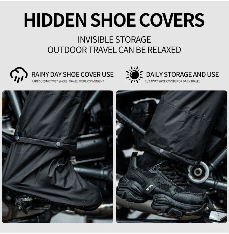 Premium Cycling Rain Suit - Waterproof Jacket & Pants Set