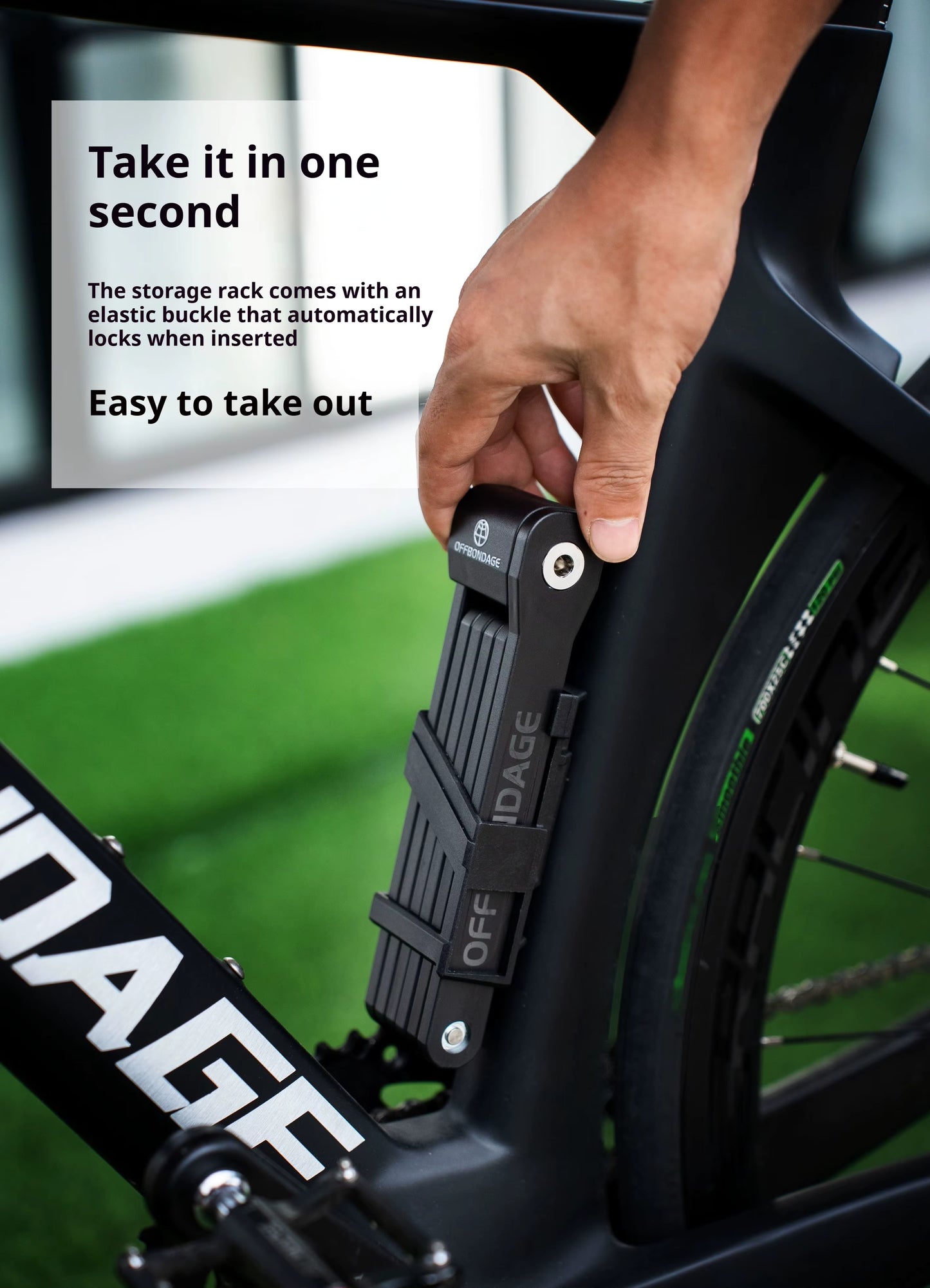 Foldable Bike Lock - High Security Anti-Theft for MTB, Road & E-Bikes