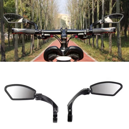 Bicycle Rearview Mirror Wide Range Adjustable Angle Reflector Scooter Bicycle Rearview Mirror Bicycle Handlebar Mirror