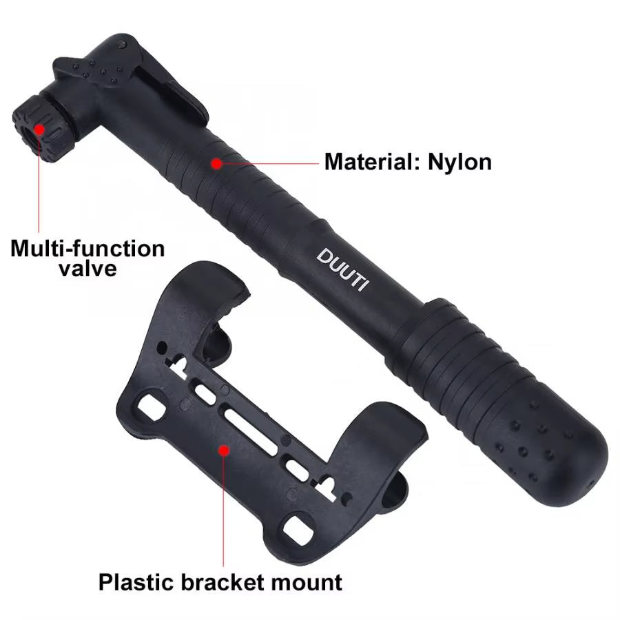 Mini Bicycle Pump Portable Lightweight MTB Mountain Bike Pump Valve Bicycle Tire Inflator Bicycle Parts