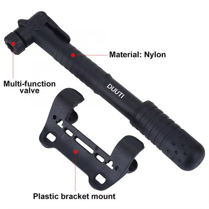 Mini Bicycle Pump Portable Lightweight MTB Mountain Bike Pump Valve Bicycle Tire Inflator Bicycle Parts