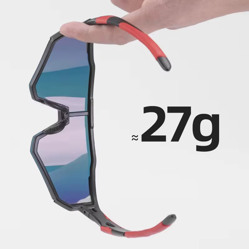 Bicycle Glasses Photochromic Polarized Lens UV400 Protection Sports Eyewear for Skiing Fishing Climbing Bicycle Goggles