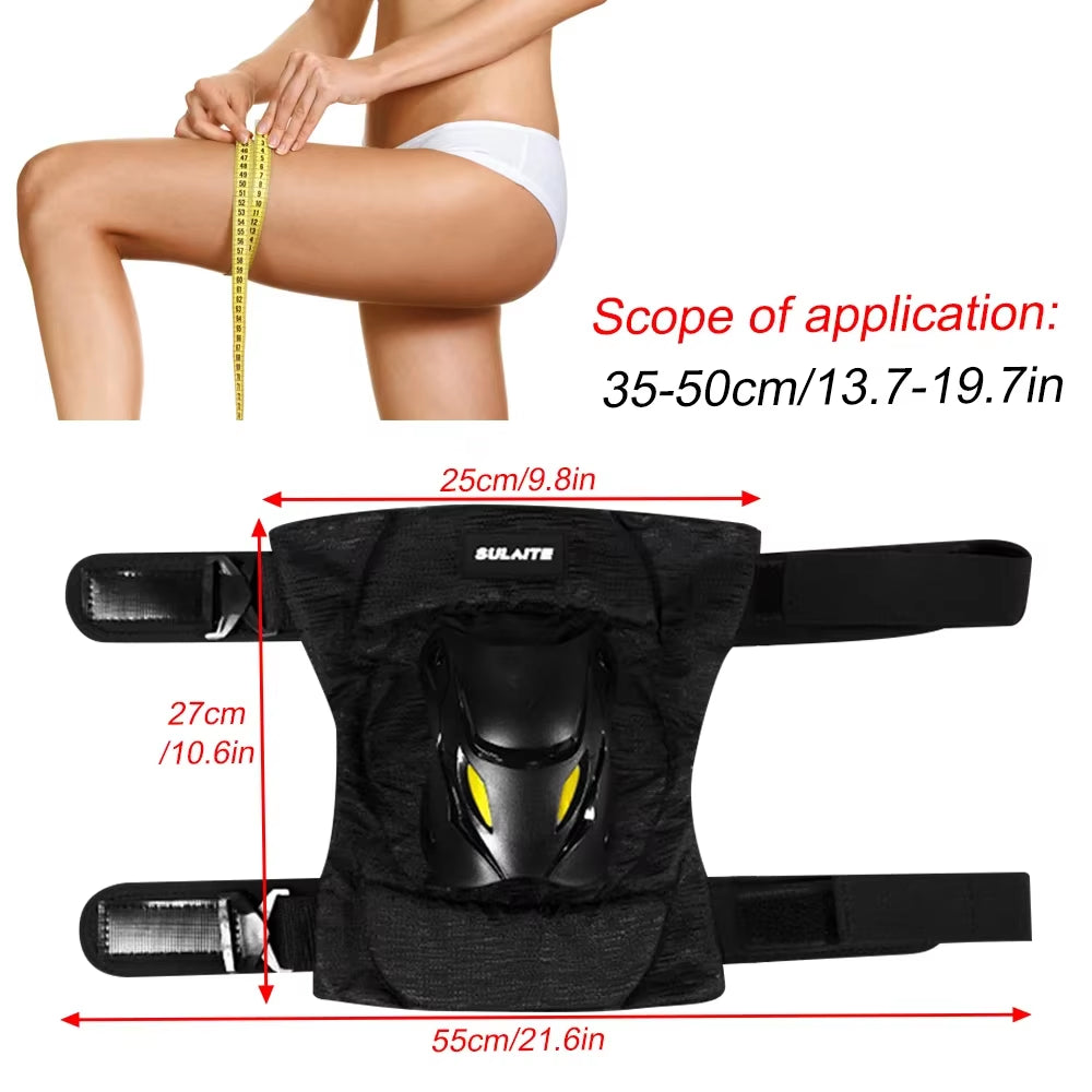 1Pair Electric Bike Motorcycle Motocross Racing Knee Elbow Guards Pads Braces Protective Gear Black